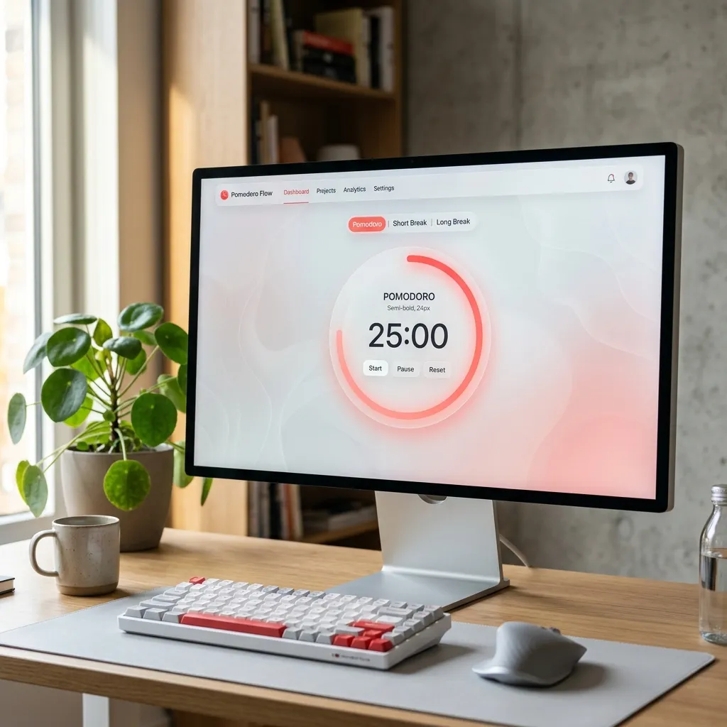 Best Pomodoro Timer for Desktop - pomodorofocustimer Elite Dashboard